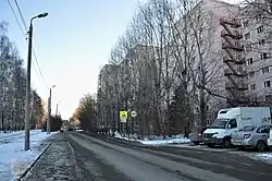 Вид на западный участок улицы Братьев Касимовых