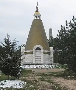Ангел на часовне Св. Георгия Победоносца на Сапун-горе