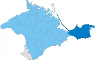 Батальненский сельский совет на карте