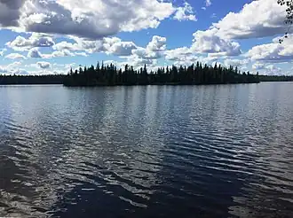 Вид с восточного берега