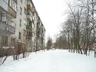 Советская застройка в Ториках