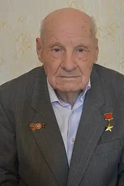 Николай Наумович Кирток у себя дома. 2016 год.