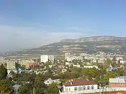 Боргустанский хребет. Вид с из г. Кисловодск (ул. Калинина)