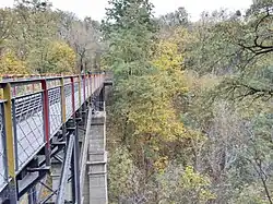Малая Юго-Западная железная дорога, виадук в Сырецком парке