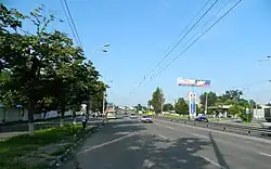 Луговая улица в направлении Оболони