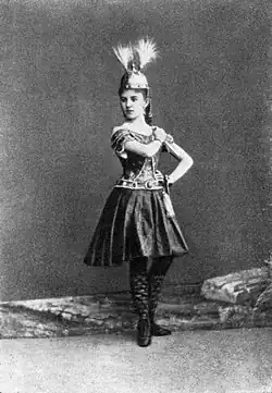 К. Канцырева в балете «Золотая рыбка»