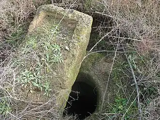 Старый колодец на территории бывшего села