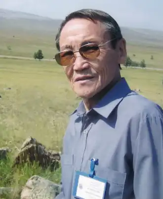 на полевой экскурсии по археологическим объектам Бурятии, 2005 год