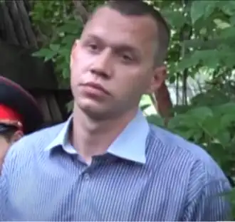 Кощеев на следственном эксперименте