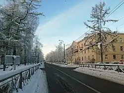 Вид от проспекта Ленина на запад