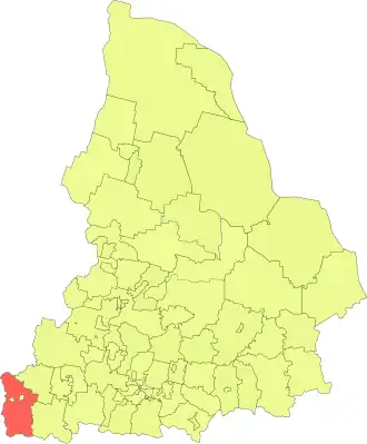 Красноуфимский районмуниципальное образование Красноуфимский округ на карте
