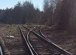 Подъездной путь от карьера «Сысоевский»