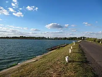 Дамба Красинского водохранилища