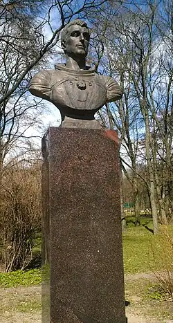 Бюст С. К. Крикалёва. 2017 г.,ск. А. А. Архипов,арх. Ф. К. Романовский