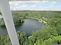 Вид на Круглый пруд с Большого колеса обозрения