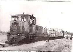 Тепловоз везет рабочих, 1968 год