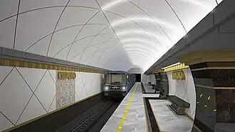 Предполагаемый проект станции «Кудрово»