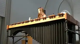 Кунико Като на концерте в Яани кирик (Санкт-Петербург). Фото сделано 17.07.2014.