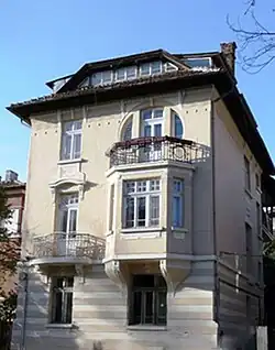 Дом арх. Димо Ничев на бульваре. «Евлоги и Христо Георгиеви»