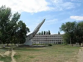 Авиационный городок в селе Лебяжье в непосредственной близости у аэродрома