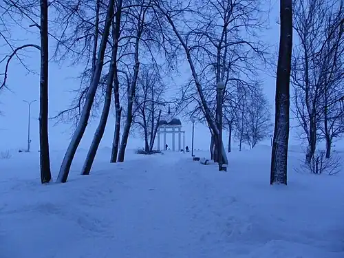 Бульвар зимой