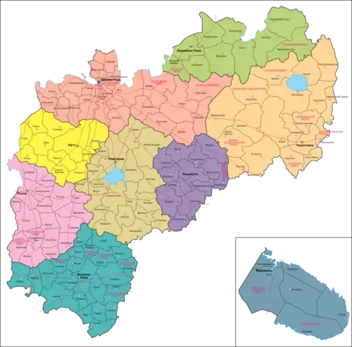 Округа Ленинградской области в 1927 году