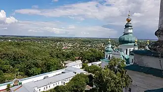 Вид с колокольни Троицко-Ильинского монастыря