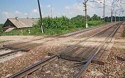 Переезд из шпал