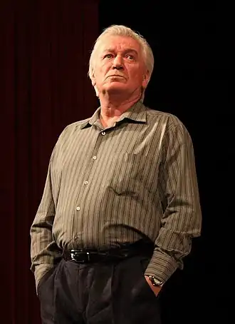 Аристарх Евгеньевич Ливанов в спектакле «Шашни старого козла» на сцене Театра Драмы