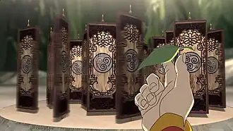 Корра должна пройти черезвращающиеся двери