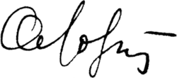 Изображение автографа