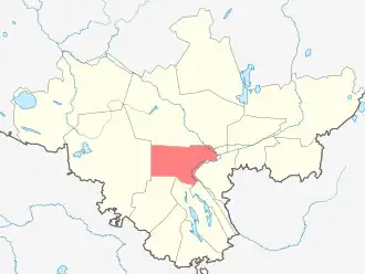 Лужское городское поселение на карте