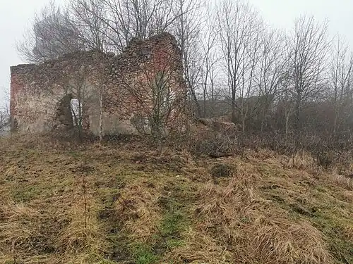 Руины кирхи Ленгветена (2025&nbsp;год)