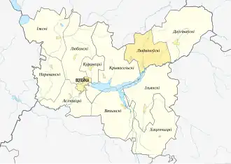 Людвиновский сельсовет на карте