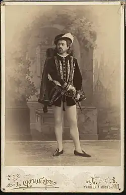 Л.В.Собинов в роли Фабиа