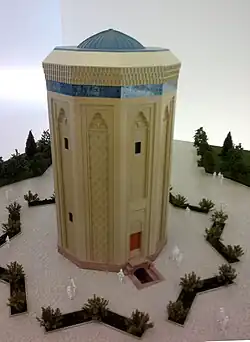 Макет мавзолея в Культурном центре Гейдара Алиева