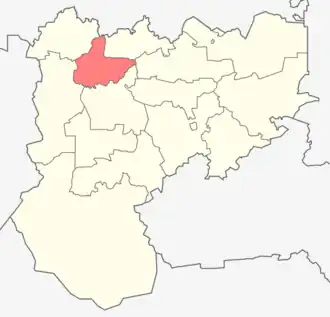 Мариновский район на карте