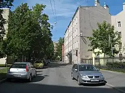 Матвеевский переулок, вид от улицы Ленина