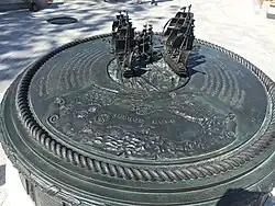 Памятный знак, посвященный подвигу брига «Меркурий»