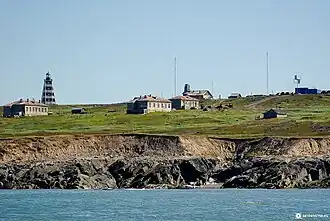 Маяк и метеостанция на Канином Носу