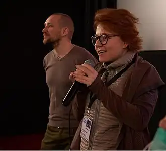 Юлия Меламед на кинофестивале «Артдокфест»