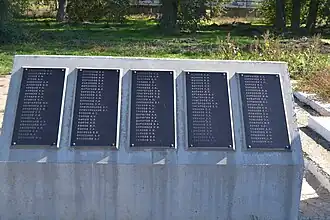 Мемориальные доски А-Л