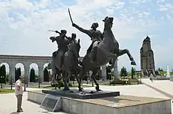 Памятник ингушскому полку «Дикой дивизии»