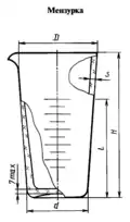 Мензурка по ГОСТ 1770-74