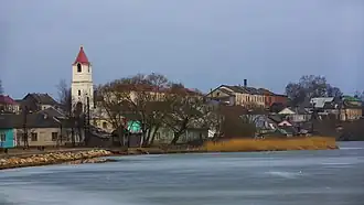 Место крепости Ивангород-на-Себеже сегодня