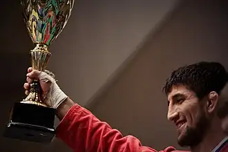 Расул Мирзаев на Чемпионате России по боевому самбо-2011