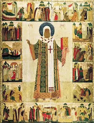 Икона митрополита Петра работы Дионисия