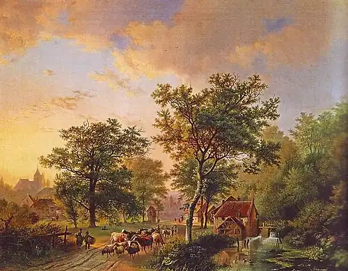 Пейзаж со стадом