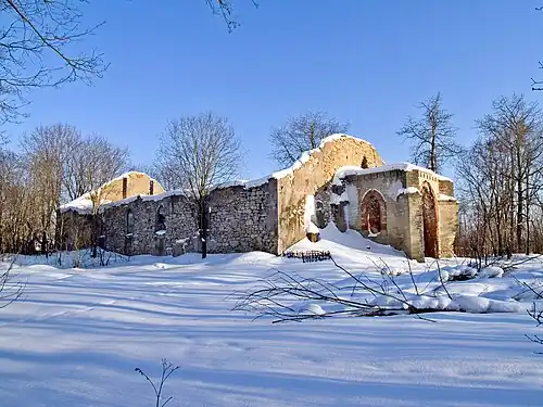 Современное состояние кирхи. 2006 год