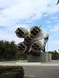 Монумент «Ракета-носитель „Союз“» в городе Байконур